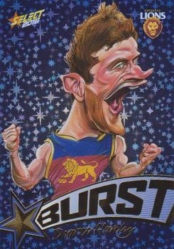 2016 Select Footy Stars - Starburst Caricatures Blue #SP6 Pearce Hanley Front